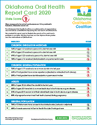 Oklahoma Oral Health Report Card image